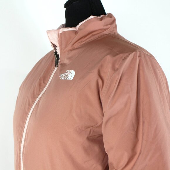 The North Face Youth Reversible Andes Down Insulated Salt Pink Puffer Jacket Y L - Picture 5 of 10